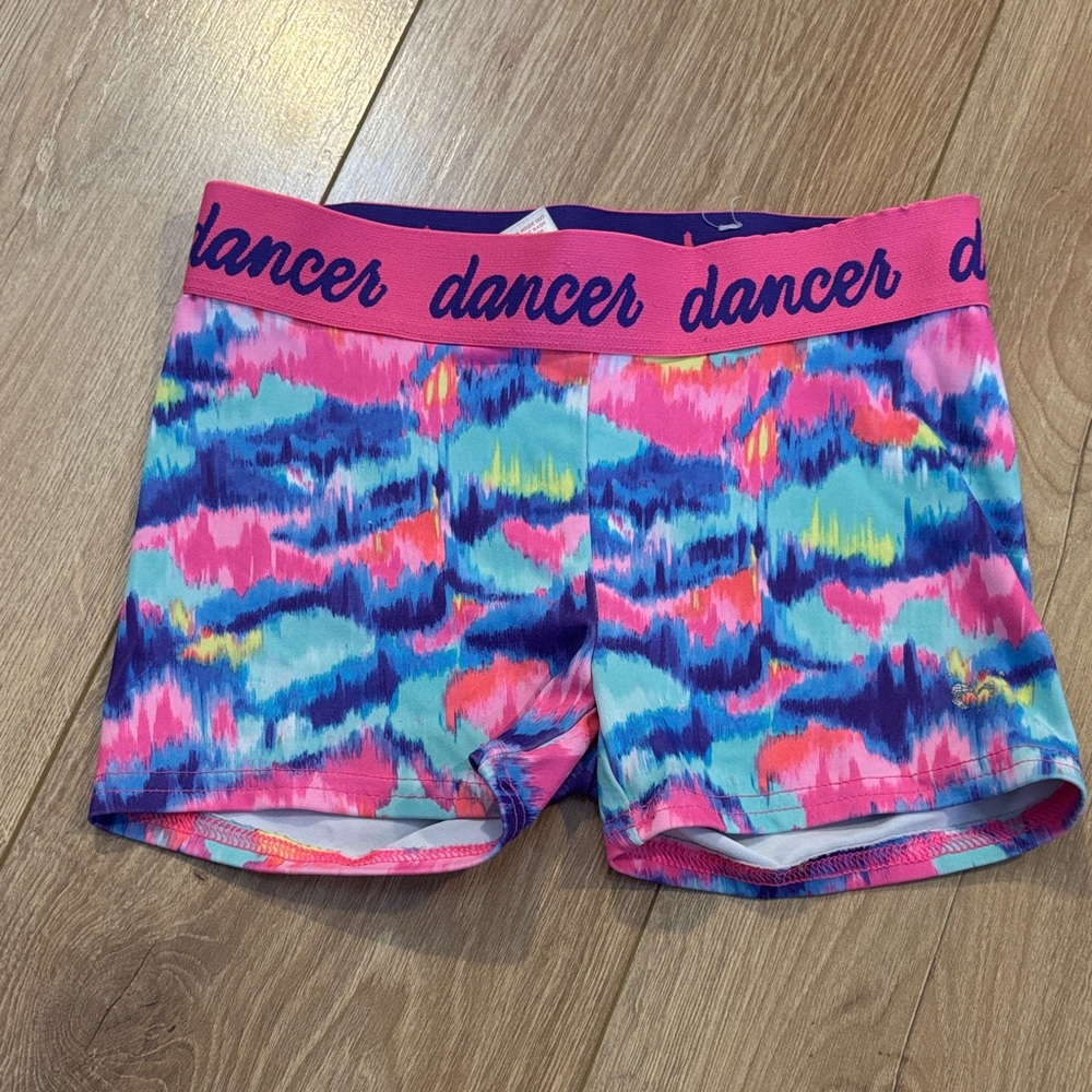 Justice Pink and Purple Shorts